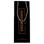 Custom Company Logo Business Promotion Gift Wijn Cadeautas (Voorkant)