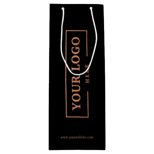 Custom Company Logo Business Promotion Gift Wijn Cadeautas (Voorkant)