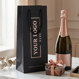 Custom Company Logo Business Promotion Gift Wijn Cadeautas