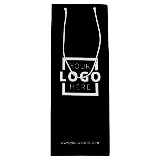 Custom Company Logo Business Promotion Gift Wijn Cadeautas (Voorkant)