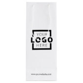 Custom Company Logo Business Promotion Gift Wijn Cadeautas (Achterkant)