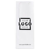 Custom Company Logo Business Promotion Gift Wijn Cadeautas (Voorkant)