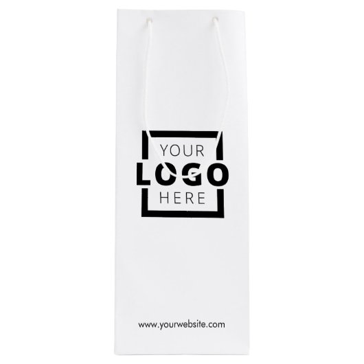 Custom Company Logo Business Promotion Gift Wijn Cadeautas (Voorkant)