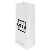 Custom Company Logo Business Promotion Gift Wijn Cadeautas (Voorkant Gekanteld)