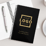 Custom Company Logo Business Promotion Gold Planner<br><div class="desc">Pas deze planner eenvoudig aan met uw eigen bedrijfsinformatie en logo. Breng merkaanpassing aan het volgende niveau door een achtergrondkleur te selecteren die overeenkomt met uw merkkleur.</div>