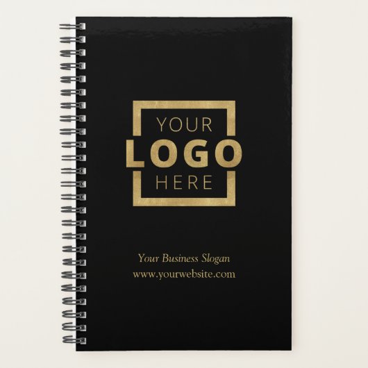 Custom Company Logo Business Promotion Gold Planner (Voorkant)