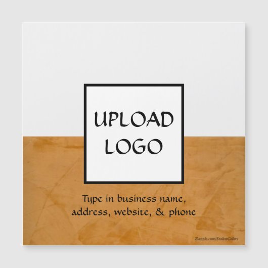 Custom Company Logo Business Promotion Magnetic (Voorkant)