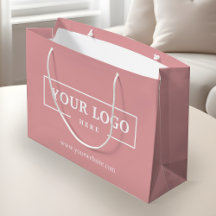 Custom Company Logo Business Promotion Pink