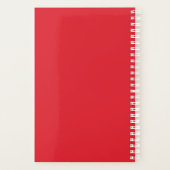 Custom Company Logo Business Promotion Red Planner (Achterkant)