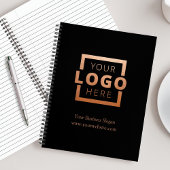 Custom Company Logo Business Promotion Roos Gold Notitieboek