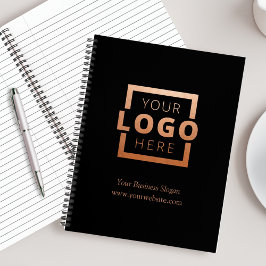 Custom Company Logo Business Promotion Roos Gold Notitieboek