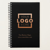 Custom Company Logo Business Promotion Roos Gold Planner (Voorkant)