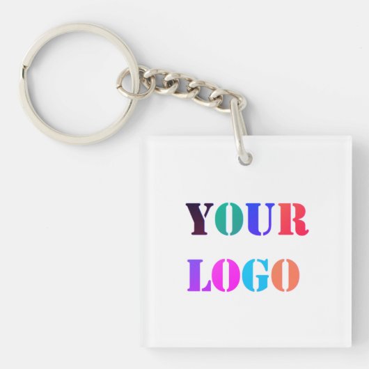 Custom Company Logo Business Promotion Sleutelhang Sleutelhanger (Voorkant)