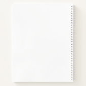 Custom Company Logo Business Promotion White Notitieboek (Achterkant)