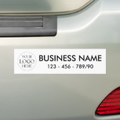 Custom Company Logo Business Promotional Modern  Bumpersticker (Op auto)