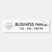 Custom Company Logo Business Promotional Modern  Bumpersticker (Voorkant)