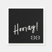 Custom Company Logo Celebration Event Servet (Voorkant)