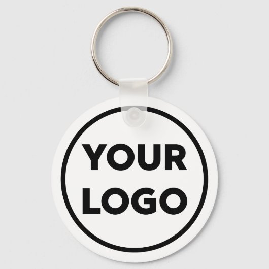 Custom Company Logo Corporate Swag Sleutelhanger (Voorkant)