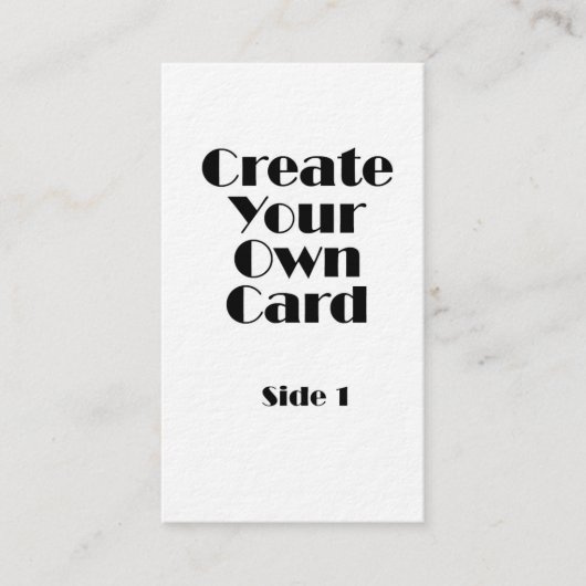 Custom Company Logo Creëer Uw eigen Visitekaartje (Voorkant)