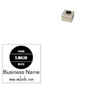 Custom Company Logo Design Rubberstempel (Gestempeld)