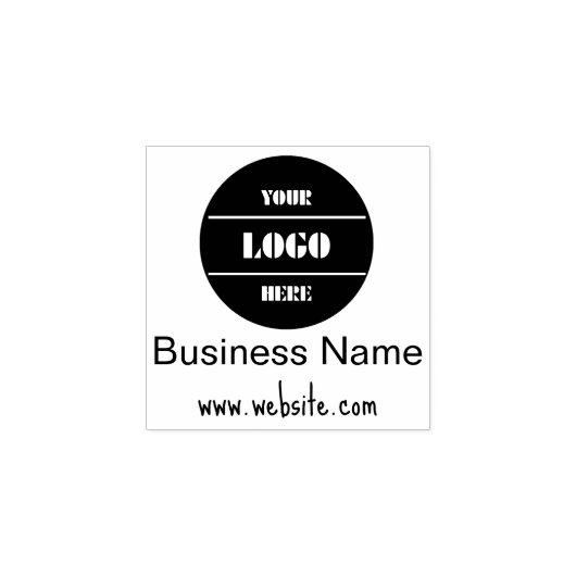 Custom Company Logo Design Rubberstempel (Afrduk)