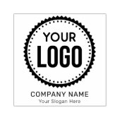 Custom Company Logo en Slogan met speciale Ru Rubberstempel (Afrduk)