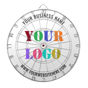 Custom Company Logo en Tekst Business Dart Board Dartbord