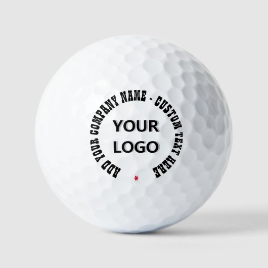 Custom Company Logo en tekst uw golfballen stempel (Voorkant)