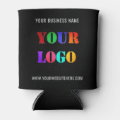 Custom Company Logo en Text Business Koelbox Blikjeskoeler (Voorkant)