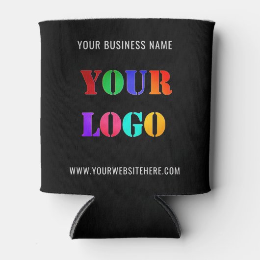 Custom Company Logo en Text Business Koelbox Blikjeskoeler (Voorkant)