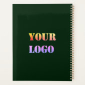 Custom Company Logo en Text Business Planner (Achterkant)