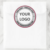 Custom Company Logo en Text Sticker Kies Kleuren (Tas)