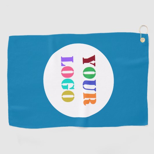 Custom Company Logo Golf Towel - Uw kleuren Golfhanddoek (Horizontaal)