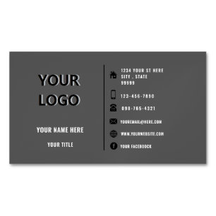 Custom Company Logo Magnet Visitekaartje Magnetisch Visitekaartje