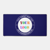 Custom Company Logo met Text Desk Mat Uw Kleuren (Voorkant)