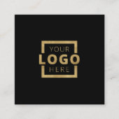 Custom Company Logo Modern Corporate Vierkante Visitekaartje (Voorkant)