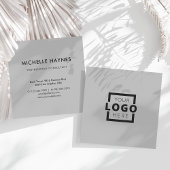 Custom Company Logo Modern Corporate Vierkante Visitekaartje