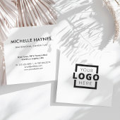 Custom Company Logo Modern Corporate Vierkante Visitekaartje