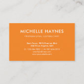 Custom Company Logo Modern Corporate Visitekaartje (Achterkant)