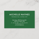 Custom Company Logo Modern Corporate Visitekaartje (Achterkant)