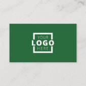 Custom Company Logo Modern Corporate Visitekaartje (Voorkant)
