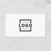 Custom Company Logo Modern Corporate Visitekaartje (Voorkant)