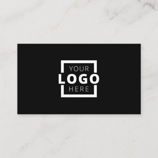 Custom Company Logo Modern Corporate Visitekaartje (Voorkant)