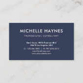 Custom Company Logo Modern Corporate Visitekaartje (Achterkant)