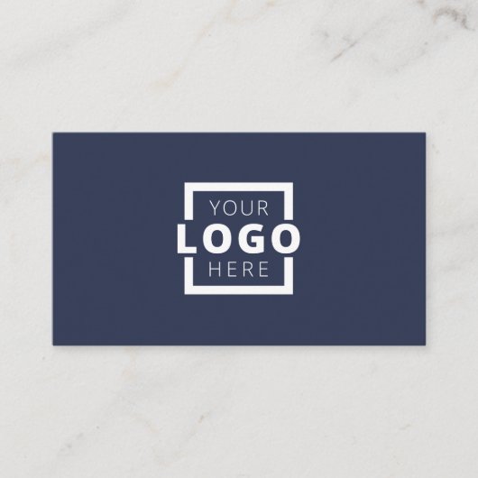 Custom Company Logo Modern Corporate Visitekaartje (Voorkant)