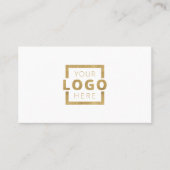 Custom Company Logo Modern Corporate Visitekaartje (Voorkant)