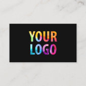 Custom Company Logo Modern Corporate Visitekaartje (Voorkant)