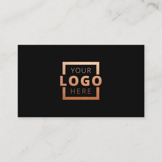 Custom Company Logo Modern Corporate Visitekaartje (Voorkant)