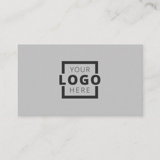 Custom Company Logo Modern Corporate Visitekaartje (Voorkant)