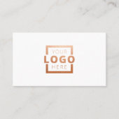 Custom Company Logo Modern Corporate Visitekaartje (Voorkant)